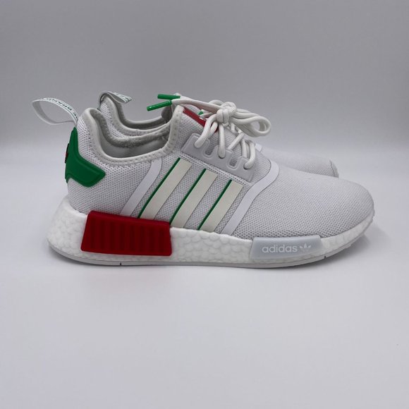 adidas Shoes - adidas NMD R1 White / Green Womens Shoes